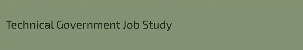 Technical Government Job Study